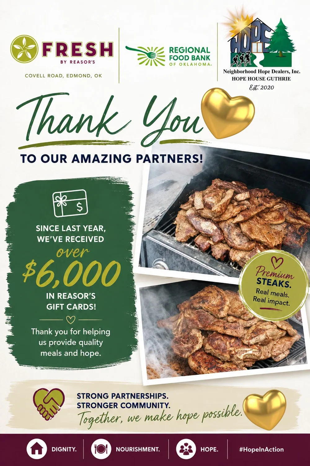 Thank You to Our Food Partners