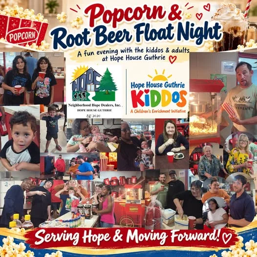Popcorn & Root Beer Float Night